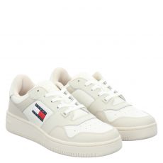  Tommy Hilfiger, Tjm Retro Basket, Glattleder-Sneaker in offwhite für Herren