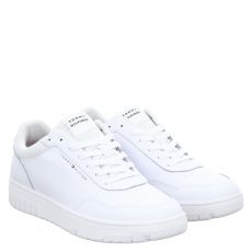  Tommy Hilfiger, Th Basket Core Lth, Glattleder-Sneaker in weiß für Herren