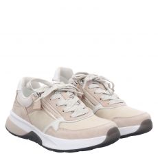 Rollingsoft Glattleder-Sneaker in beige für Damen