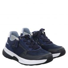  Rollingsoft, Rolling Soft, Veloursleder-Sneaker in blau für Damen