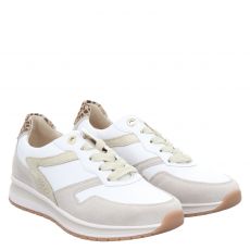  Gabor Glattleder-Sneaker in weiß für Damen