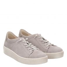  Gabor Veloursleder-Slip-On in beige für Damen