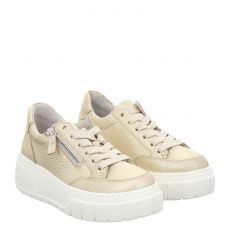  Gabor Glattleder-Sneaker in gold für Damen