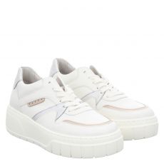  Gabor Glattleder-Sneaker in weiß für Damen