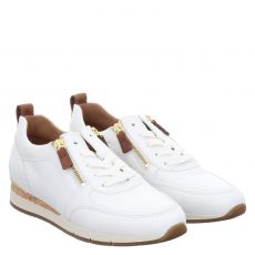  Gabor Glattleder-Sneaker in weiß für Damen