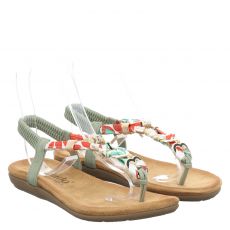  Palado flache Satin-Sandale in mehrfarbig für Damen