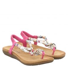  Palado flache Satin-Sandale in pink für Damen