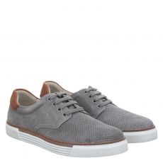  Pius Gabor Veloursleder-Halbschuh in grau für Herren