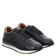  Lloyd, Enos, Glattleder-Sneaker in schwarz für Herren