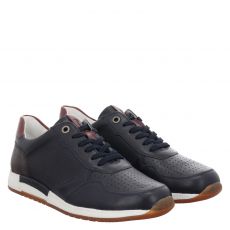  Sioux, Rojaro, Glattleder-Sneaker in blau für Herren