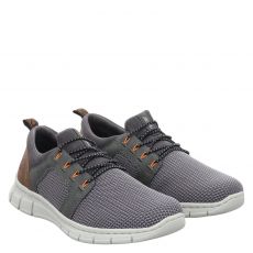  Rieker Textil-Slipper in grau für Herren