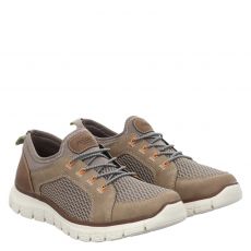  Rieker, Beige, Slipper in taupe für Herren