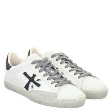  Premiata, Steven, Glattleder-Sneaker in weiß für Herren