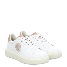  Blauer, Venus01, Glattleder-Sneaker in weinrot für Damen