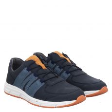  Waldläufer, Haslo, Veloursleder-Sneaker in blau für Herren