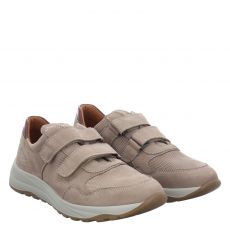  Waldläufer, K-john, Veloursleder-Halbschuh in taupe für Herren