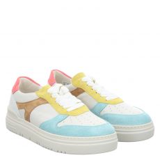  Waldläufer, Tamira H, Glattleder-Sneaker in weiß für Damen