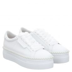  Kennel & Schmenger, Nano Pearl, Glattleder-Sneaker in weiß für Damen