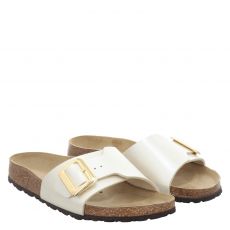 Birkenstock, Catalina Cb Bf Schmal, Kunstfell-Pantolette in beige für Damen