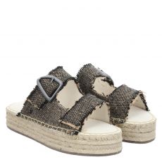  Emu, Ayers, Textil-Pantolette in schwarz für Damen