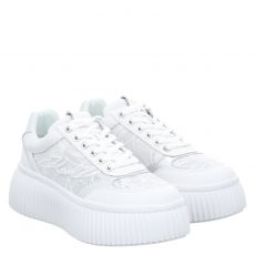  Karl Lagerfeld, Kreeper Lo Orchid Lace Flora T, Textil-Sneaker in weiß für Damen