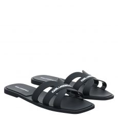  Karl Lagerfeld, Jelly Iv Matt Slide, Gummi (synth.)-Slides & Zehentrenner in schwarz für Damen