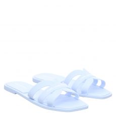  Karl Lagerfeld, Jelly Iv Matt Slide, Gummi (synth.)-Slides & Zehentrenner in blau für Damen