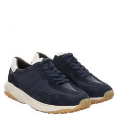  Paul Green, 0077-5420-037/sneaker, Glattleder-Sneaker in blau für Damen