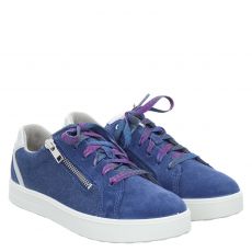  Superfit, Stella, Veloursleder-Sneaker in blau für Kinder