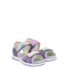  Superfit, Pebbles, Textil-Sandale in lila für Kinder