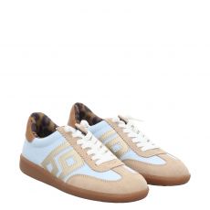  Maripé, Beige, Veloursleder-Slip-On in blau für Damen