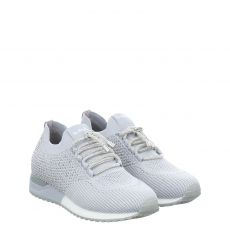  La Strada, Grau, Textil-Slip-On in silber für Damen