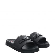  Högl Glattleder-Pantolette in schwarz für Damen