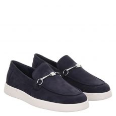  Högl klassischer Veloursleder-Slipper in blau für Damen