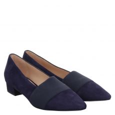  Peter Kaiser, Nos, Veloursleder-Pumps in blau für Damen