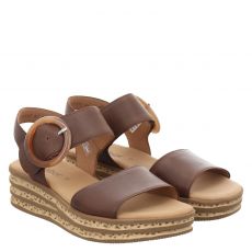  Gabor Glattleder-Sandalette in braun für Damen