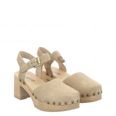  Softclox, Hope, Veloursleder-Pumps in taupe für Damen