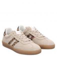  Schuhengel Veloursleder-Sneaker in beige für Damen