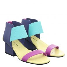  United Nude, Raila Mid, Glattleder-Sandalette in mehrfarbig für Damen