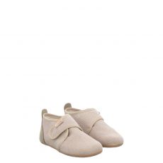  Livingkitzbühel, Beige, Textil-Hausschuh in taupe für Kinder