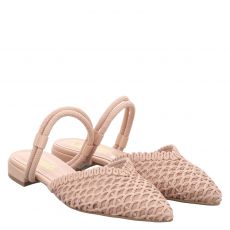  Valentina, Rot, Textil-Pantolette in rosa für Damen