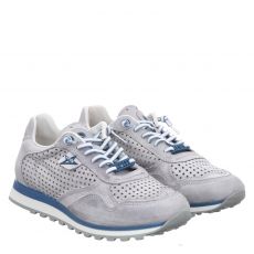  Cetti Glattleder-Slipper in grau für Herren