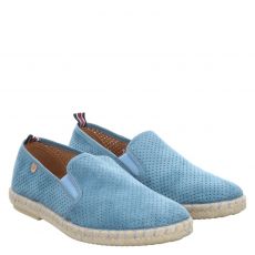 Verbenas, Tom Hole, Textil-Slipper in blau für Herren