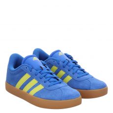  Adidas, Vl Court 3.0 K, Veloursleder-Sneaker in blau für Kinder