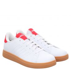  Adidas, Advantage Base 2.0 J, Kunstleder-Sneaker in weiß für Kinder