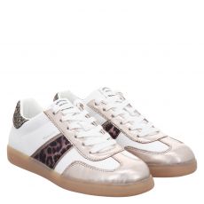  Tamaris, Da.-schnürer, Glattleder-Halbschuh in weiß für Damen