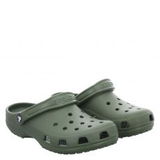  Crocs, Classic Clog, Sandalen in grün für Herren