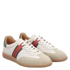  Galizio Torresi, Weiß, Glattleder-Halbschuh in beige für Herren