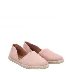  Verbenas, Carmen, Veloursleder-Espadrille in rosa für Damen
