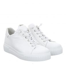  Semler, Pamela H, Glattleder-Slip-On in weiß für Damen